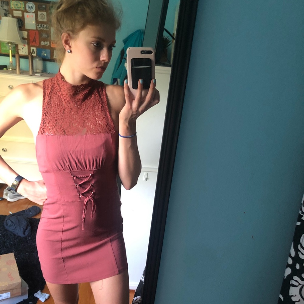 Free People Lace Bodycon Dress